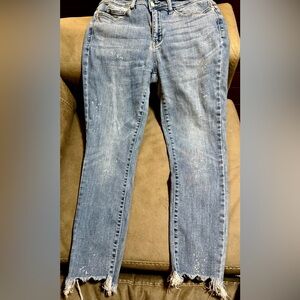 Judy Blue Women's Straight Leg Jeans - Distressed - Size 13/31